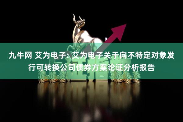 九牛网 艾为电子: 艾为电子关于向不特定对象发行可转换公司债券方案论证分析报告