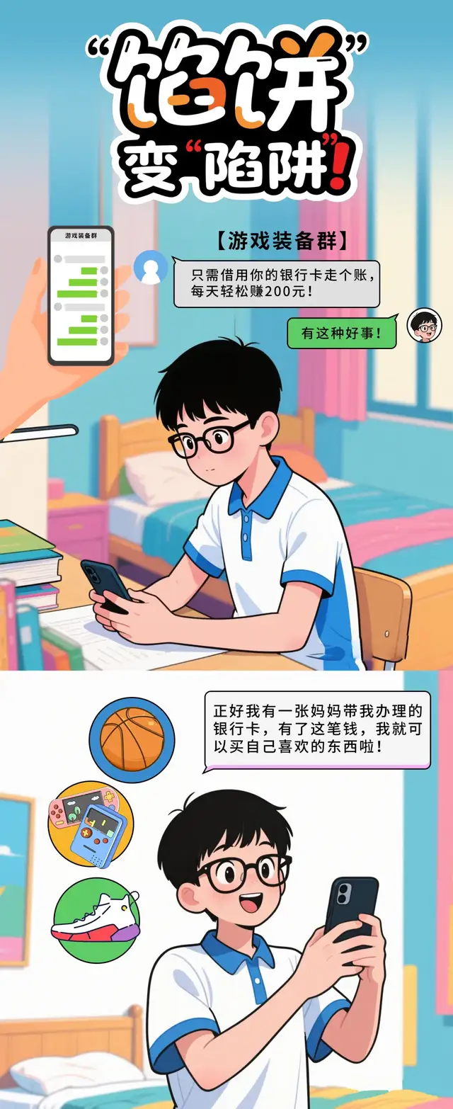 盈通策略 @同学们, 远离“两卡”犯罪, 这些你要知道——