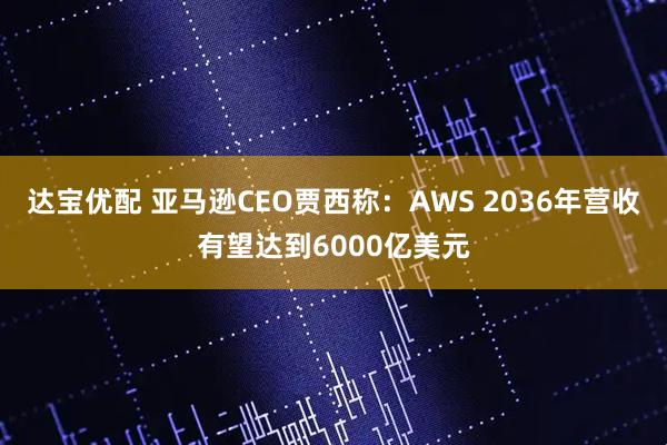 达宝优配 亚马逊CEO贾西称：AWS 2036年营收有望达到6000亿美元